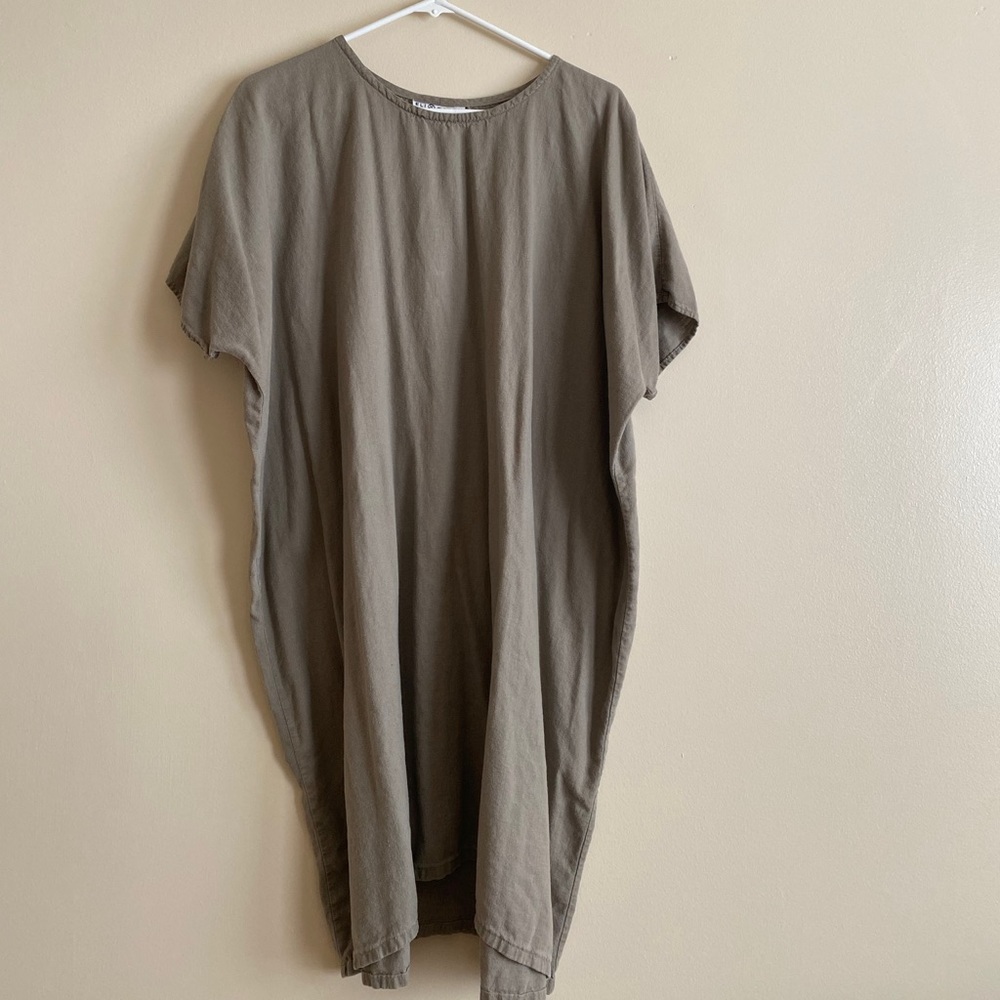 Eli & Barry taupe linen tunic